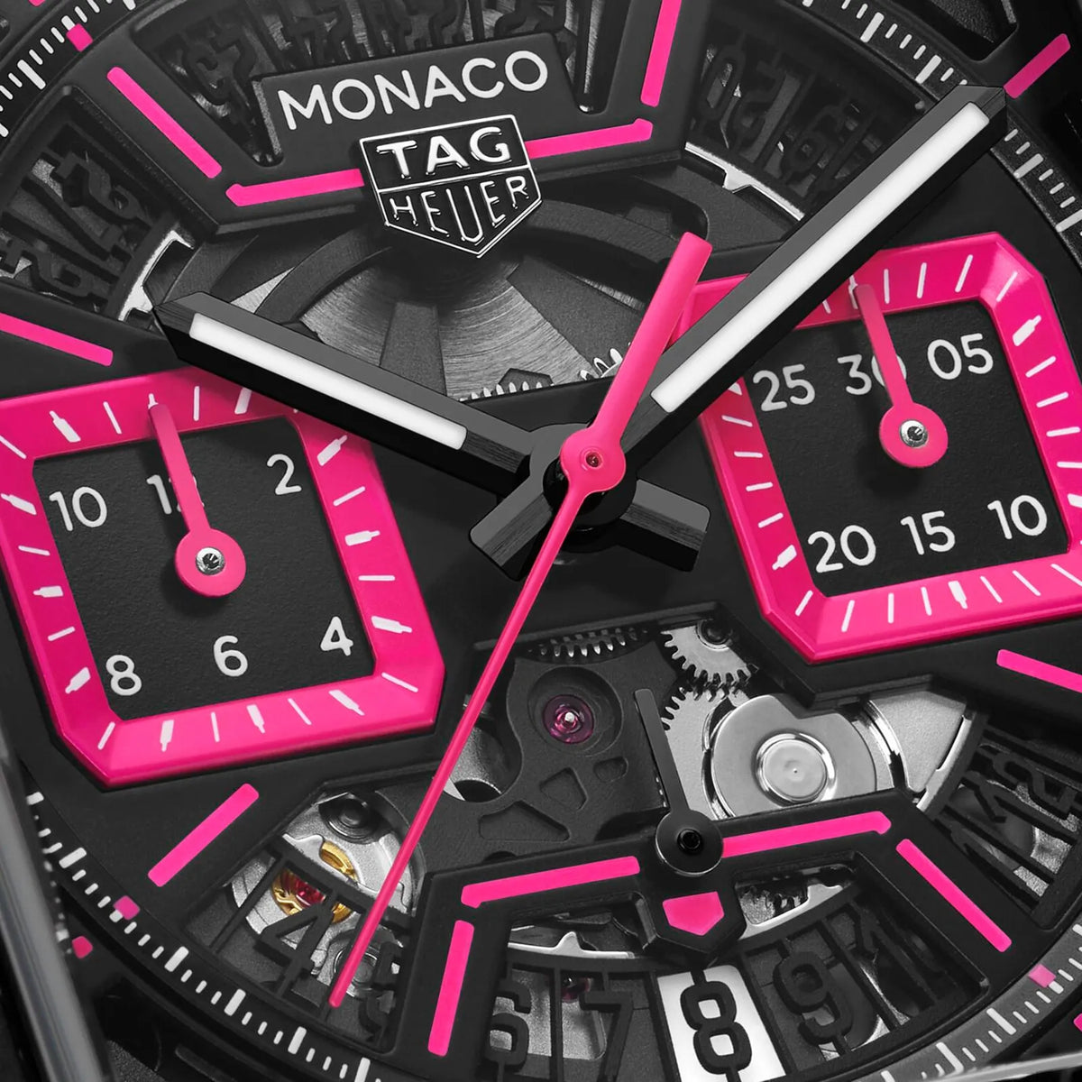 TAG Heuer Monaco Chronograph Watch 39mm CBL218B.FT6236