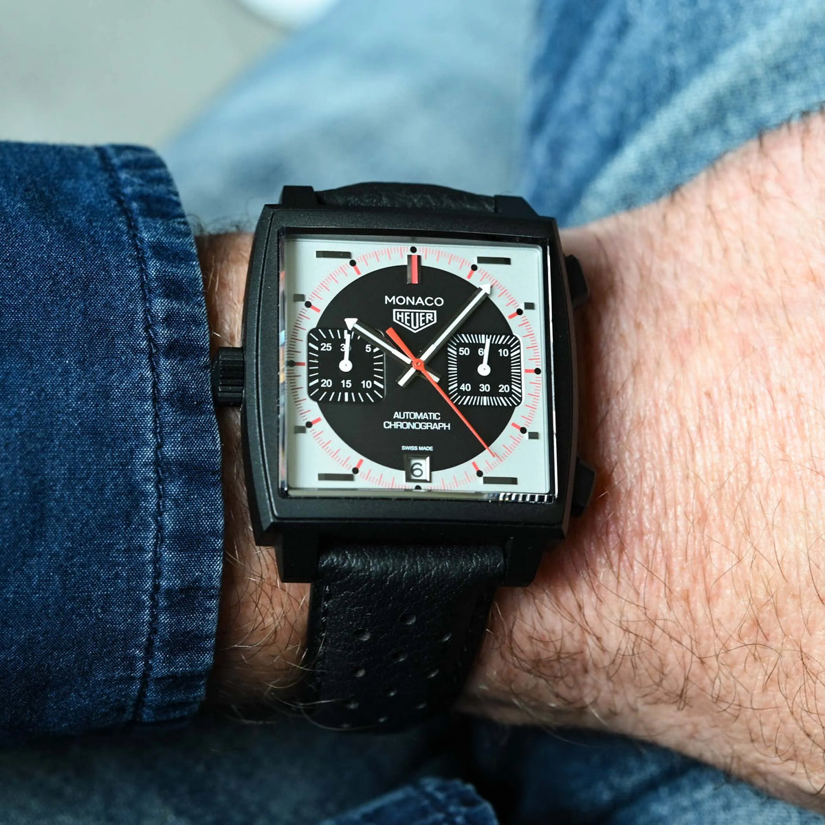 TAG Heuer Monaco Watch 39mm CAW218F.FC6356